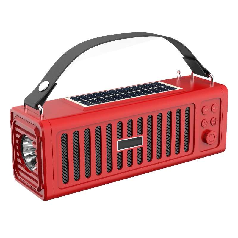 FB-BSL23 Ηχείο Bluetooth με ηλιακή ενέργεια και LED Torch